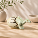 Wooden Hatching Dinosaur Egg - Stegosaurus