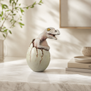 Wooden Hatching Dinosaur Egg - Tyrannosaurus Rex