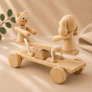 Wooden See Saw Pull Along - Carl & Coco