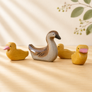 Wooden Duck & 3 Ducklings
