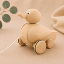 Wooden Pull Along Quacking Duck - Gigi