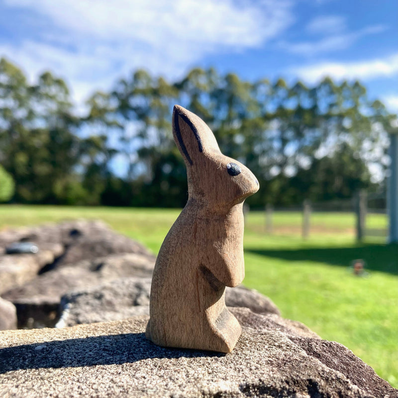 Wooden Rabbit - Standing