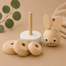 Wooden Rabbit Stacking Puzzle - Bonnie