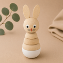 Wooden Rabbit Stacking Puzzle - Bonnie
