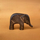 Wooden Elephant Calf