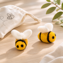 Felted Honey Bee - Set of 2