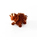 Felt Toy Highland Cow - Dark Brown