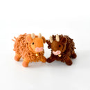 Felt Toy Highland Cow - Dark Brown