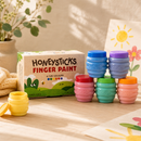 Honeysticks Natural Finger Paint Set - 6 Pack