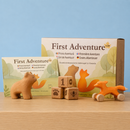First Adventure Wooden Toy Set