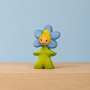 Wooden Flower Child - Forget Me Not