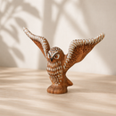 Wooden Owl - Flying