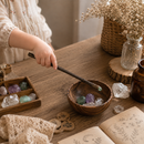 Crystal Magic Wand - Prehnite