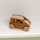 Small Wooden Car Hatchback