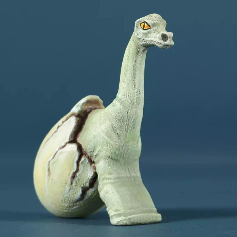 Wooden Hatching Dinosaur Egg - Brachiosaurus