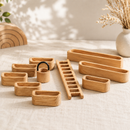 Wooden Miniature Farm Accessories Set