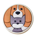 Round Puzzle - Dog & Cat