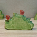 Wooden Bush With Tulips