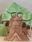 Wooden Old Oak Tree With Face - Extra Large