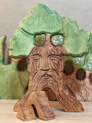 Wooden Old Oak Tree With Face - Extra Large