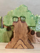 Wooden Old Oak Tree With Face - Extra Large