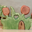 Wooden Tulip Set With Door - Extra Large