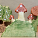 Wooden Mushroom Set - Large