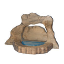 Extra Large Wooden Rock & Pond Set
