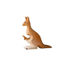 Wooden Kangaroo - Mother & Joey Set