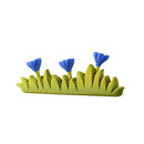 Large Wooden Wildflowers - Blue