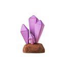 Wooden Crystal - Purple
