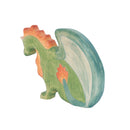 Large Wooden Dragon - Green