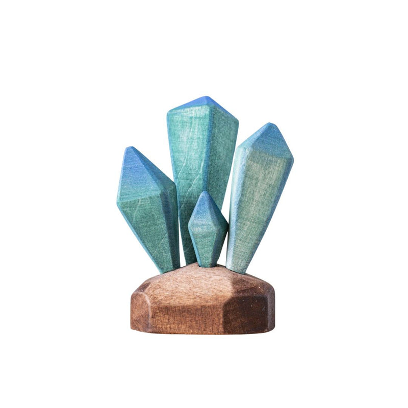 Wooden Crystal - Blue/Green
