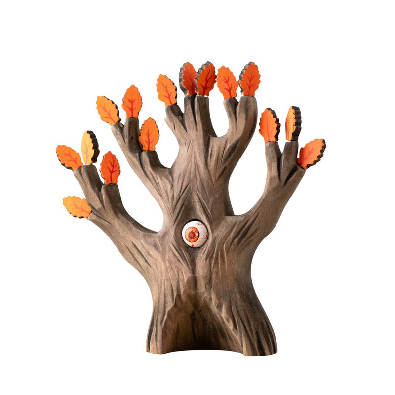Wooden Watching Oak Tree - Orange