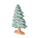 Wooden Pine Tree With Snow
