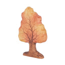 Wooden Autumn Chestnut Tree With Branches