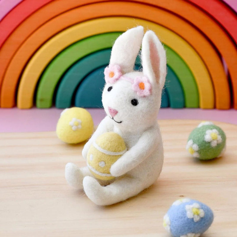 Felt Rabbit With Easter Egg