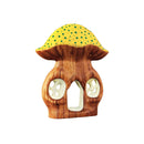Wooden Fairytale Dollhouse - Yellow Mushroom