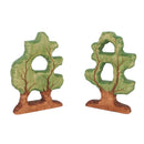 Extra Large Wooden Bird Tree - Set Of 2