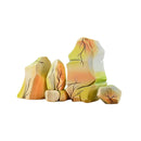 Large Wooden Rainbow Rocks