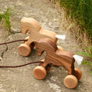 Wooden Pull Along Horse