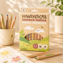 Honeysticks Beeswax Pencils - Jumbo Triangles 10 Pack