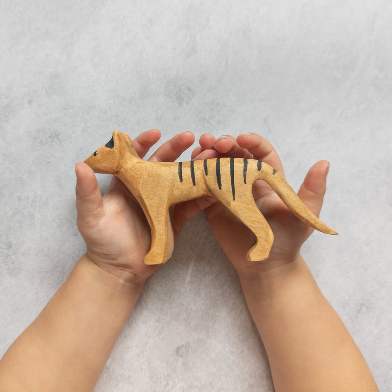 Wooden Thylacine - Tasmanian Tiger