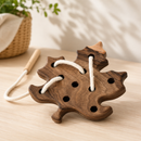 Wooden Lacing Leaf