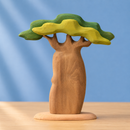 Extra Large Baobab Tree Thick Trunk - Painted