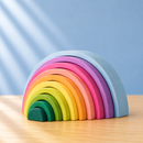 Large Wooden Rainbow - Pastel