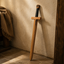 Large Wooden Kings Sword - Leather Handle
