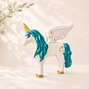 Large Wooden Unicorn Flying