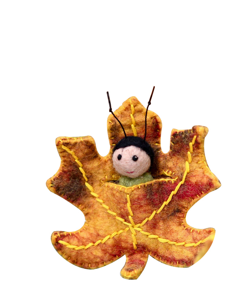 Felt Leaf Baby - Maple