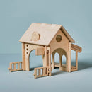 Wooden Train Station Set